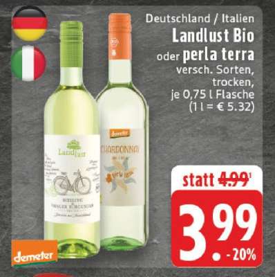 Landlust Bio oder perla terra