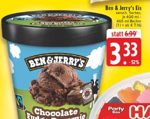 BEN & JERRY’S Eis