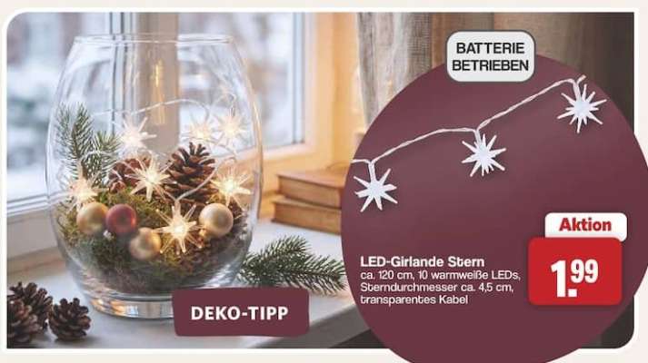 LED-Girlande Stern