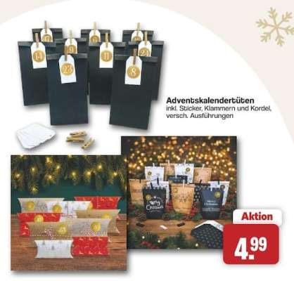 Adventskalendertüten