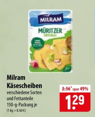 Milram Käsescheiben