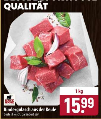 Rindergulasch aus der Keule