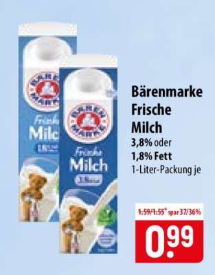 Bärenmarke Frische Milch