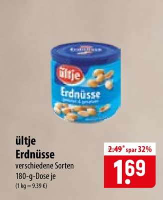UELTJE Erdnüsse