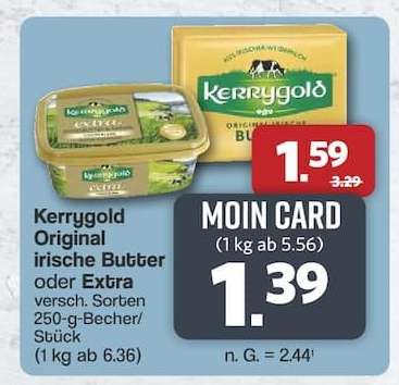 Kerrygold Original Irische Butter oder Extra