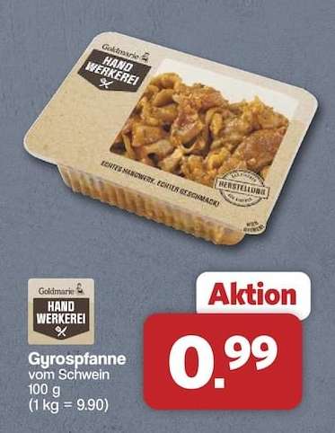 Gyrospfanne vom Schwein