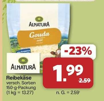 Alnatura Reibekäse