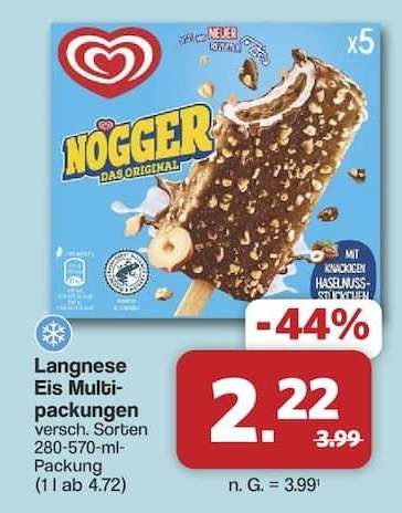 LANGNESE Eis-Multipackungen
