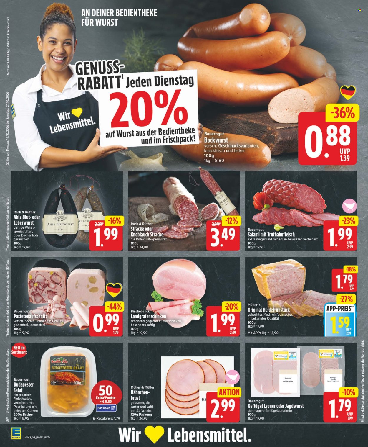Edeka Prospekte  - 19.10.2026 - 24.10.2026. Seite 8