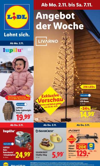 Prospekte Lidl - 2.11.2026 - 8.11.2026.