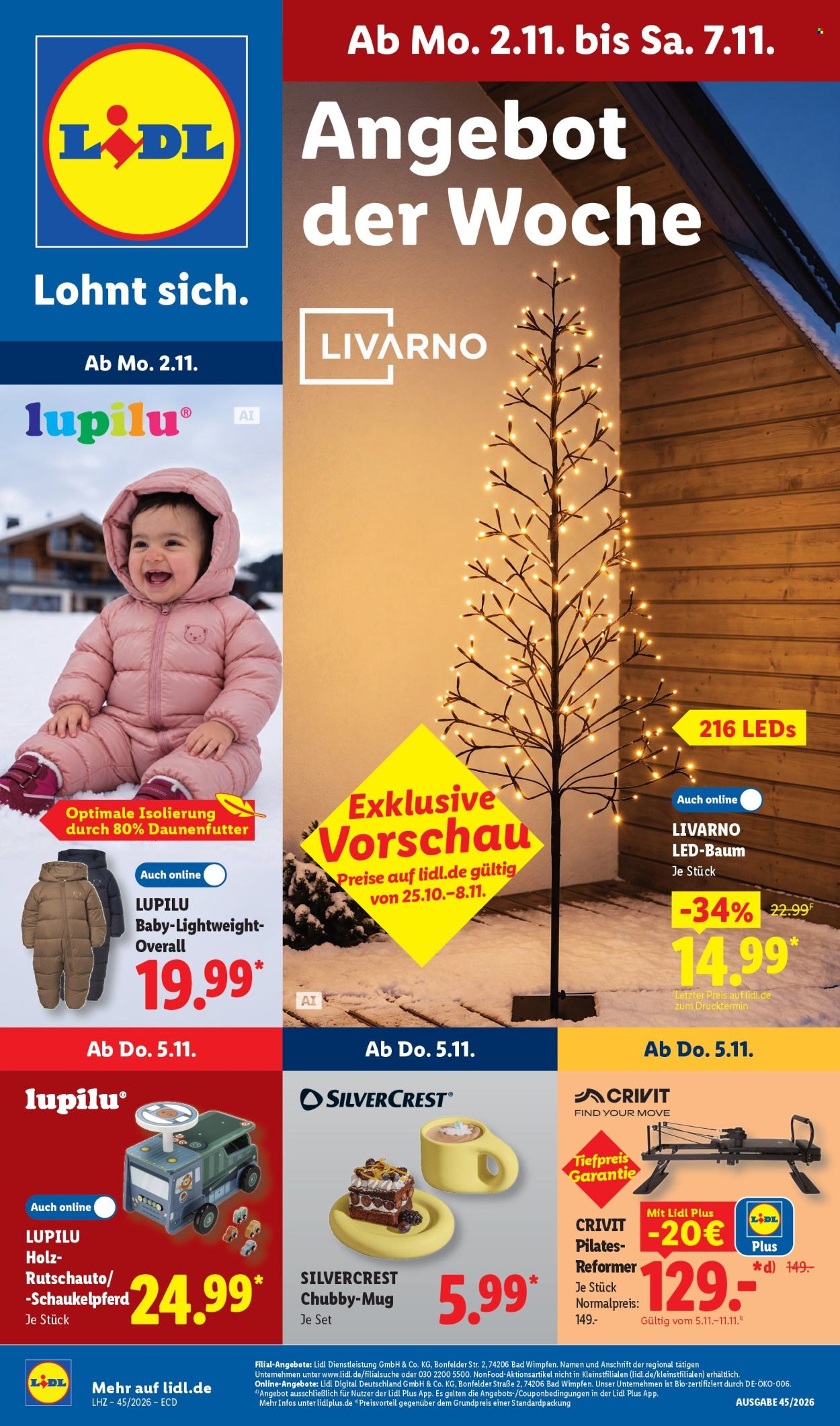 Leták Lidl - 2.11.2026 - 8.11.2026. Strana 1