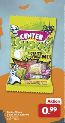 Center Shock Sauer Mix Kaugummi