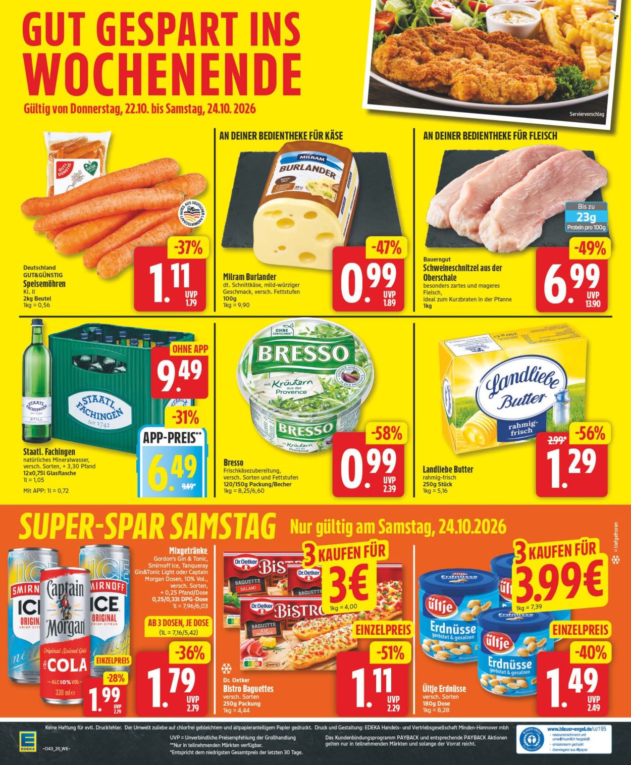 Edeka Prospekte  - 19.10.2026 - 24.10.2026. Seite 22