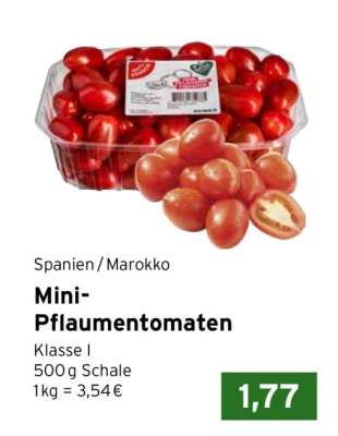 Mini Pflaumentomaten