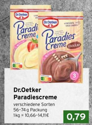 DR. OETKER Paradiescreme