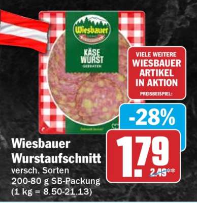Wiesbauer Wurstaufschnitt