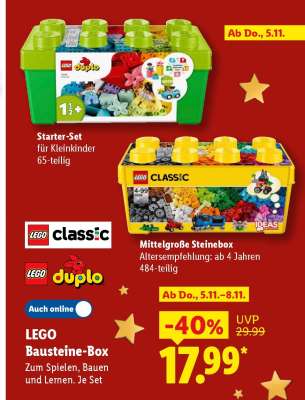 Lego Bausteine-Box
