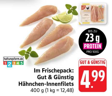 Gut & Günstig Hähnchen-Innenfilets