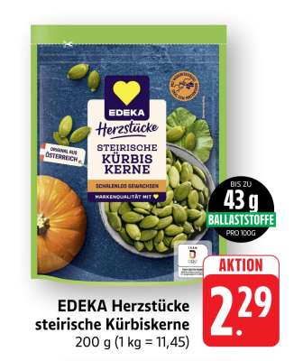 EDEKA Herzstücke steirische Kürbiskerne