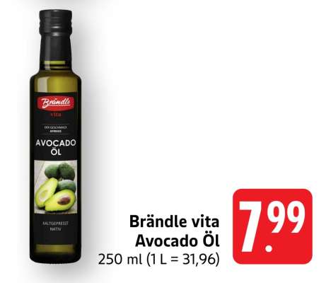 Brändle vita Avocado Öl
