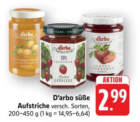 D'arbo süße Aufstriche
