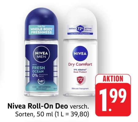 Nivea Roll-On Deo