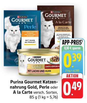 Purina Gourmet Katzennahrung Gold, Perle oder A la Carte