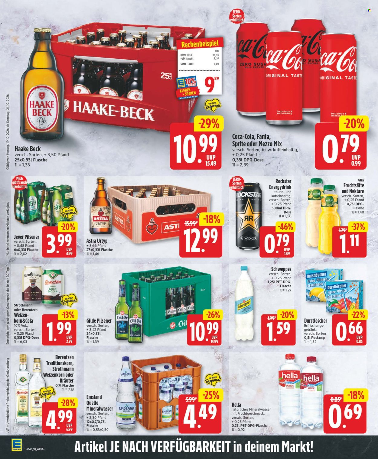 Edeka Prospekte  - 19.10.2026 - 24.10.2026. Seite 20