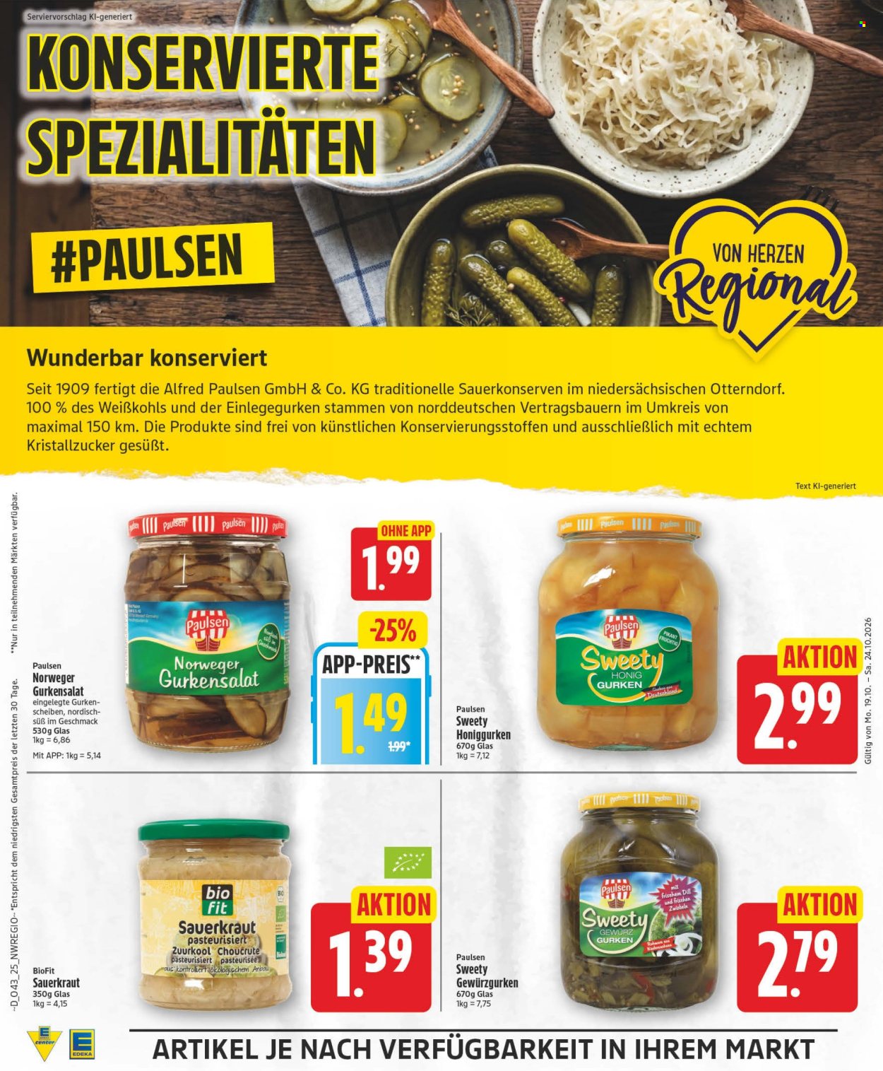 Edeka Prospekte  - 19.10.2026 - 24.10.2026. Seite 26