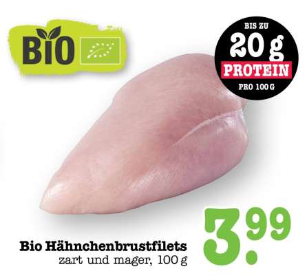 Bio Hähnchenbrustfilets