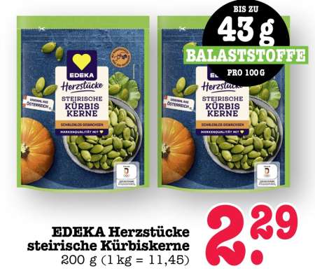 EDEKA Herzstücke steirische Kürbiskerne