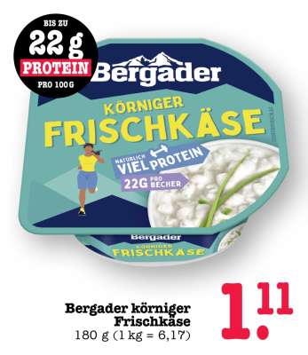 Bergader körniger Frischkäse