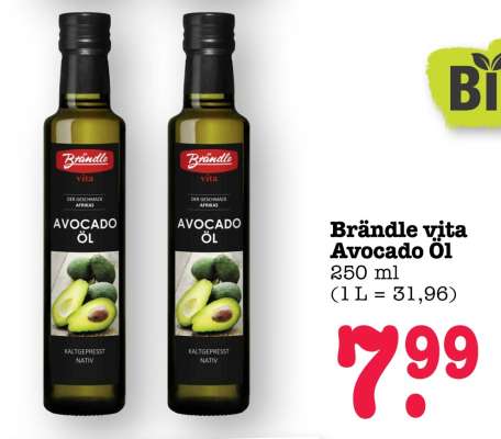 Brändle vita Avocado Öl
