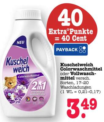 Kuschelweich Colorwaschmittel