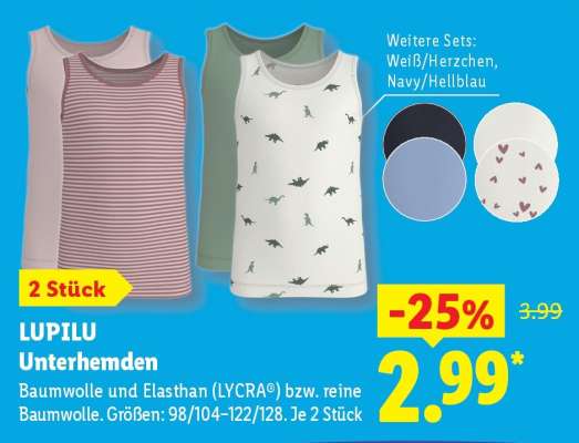LUPILU Unterhemden