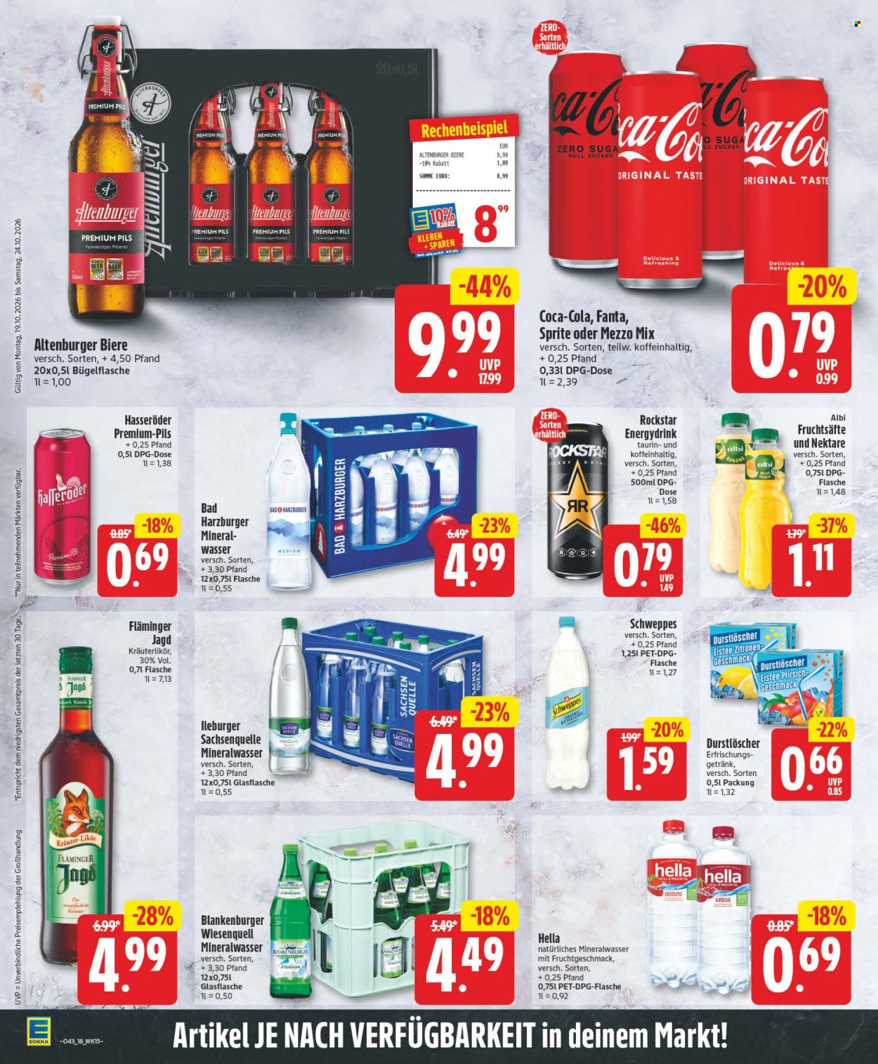 Edeka Prospekte  - 19.10.2026 - 24.10.2026. Seite 20