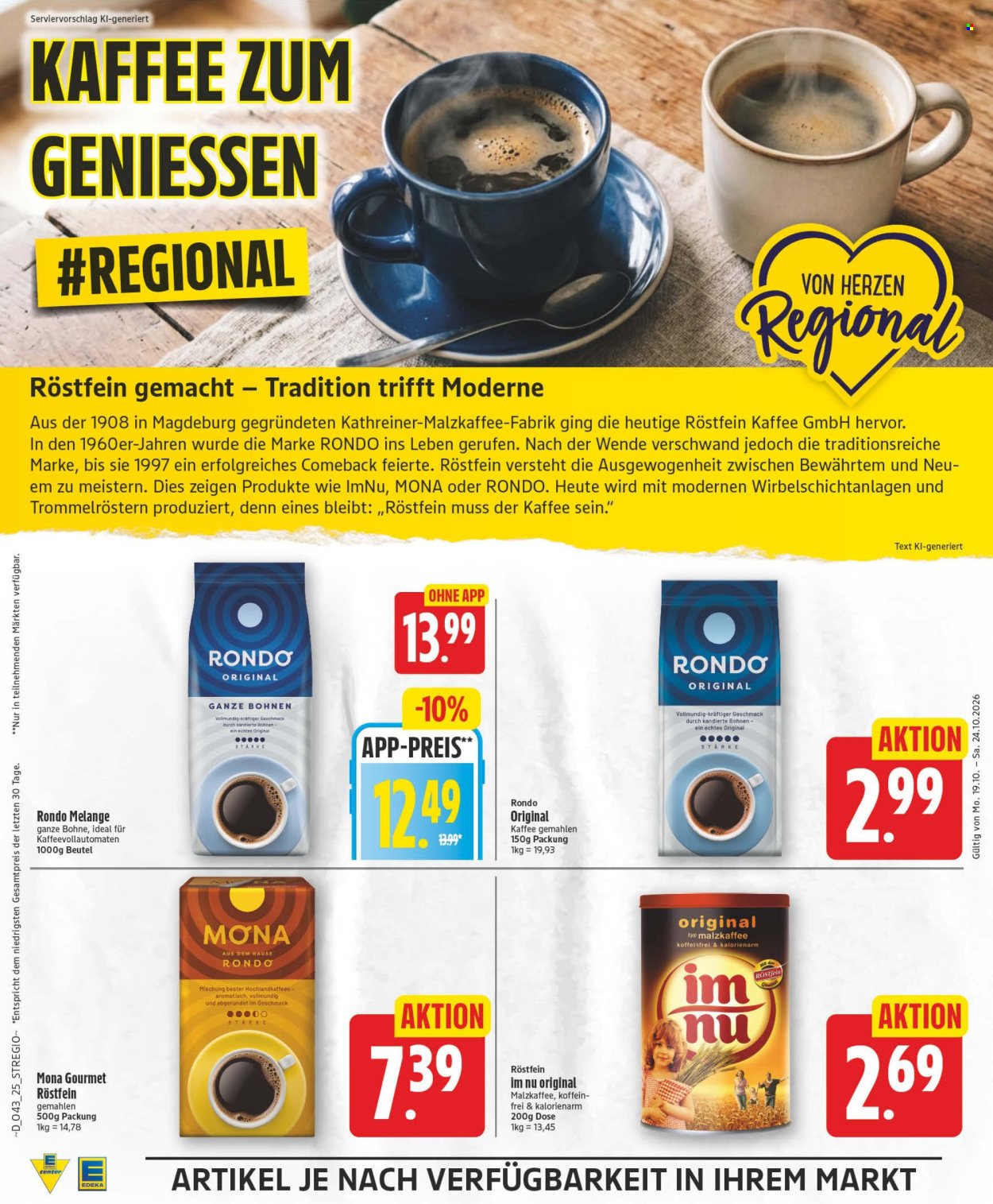 Edeka Prospekte  - 19.10.2026 - 24.10.2026. Seite 26