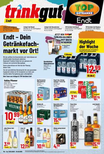 Prospekte Edeka Getränkemarkt - 19.10.2026 - 24.10.2026.