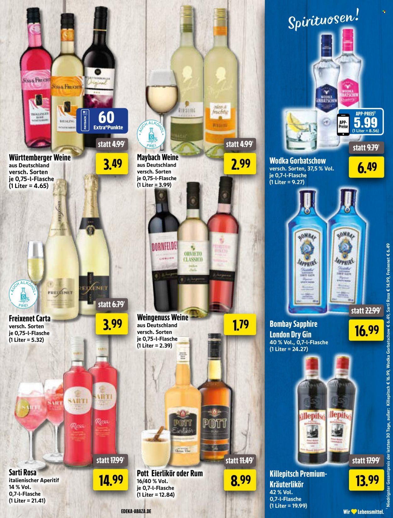 Edeka Getränkemarkt Prospekte  - 19.10.2026 - 24.10.2026. Seite 15