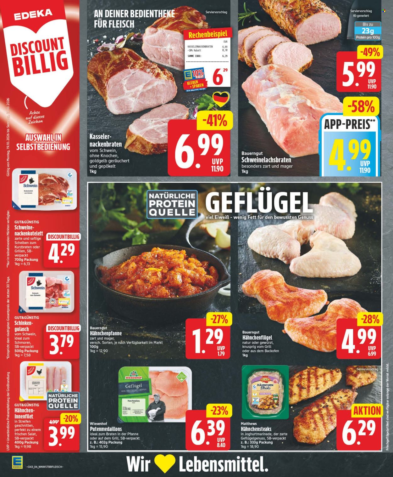 Edeka Prospekte  - 19.10.2026 - 24.10.2026. Seite 6