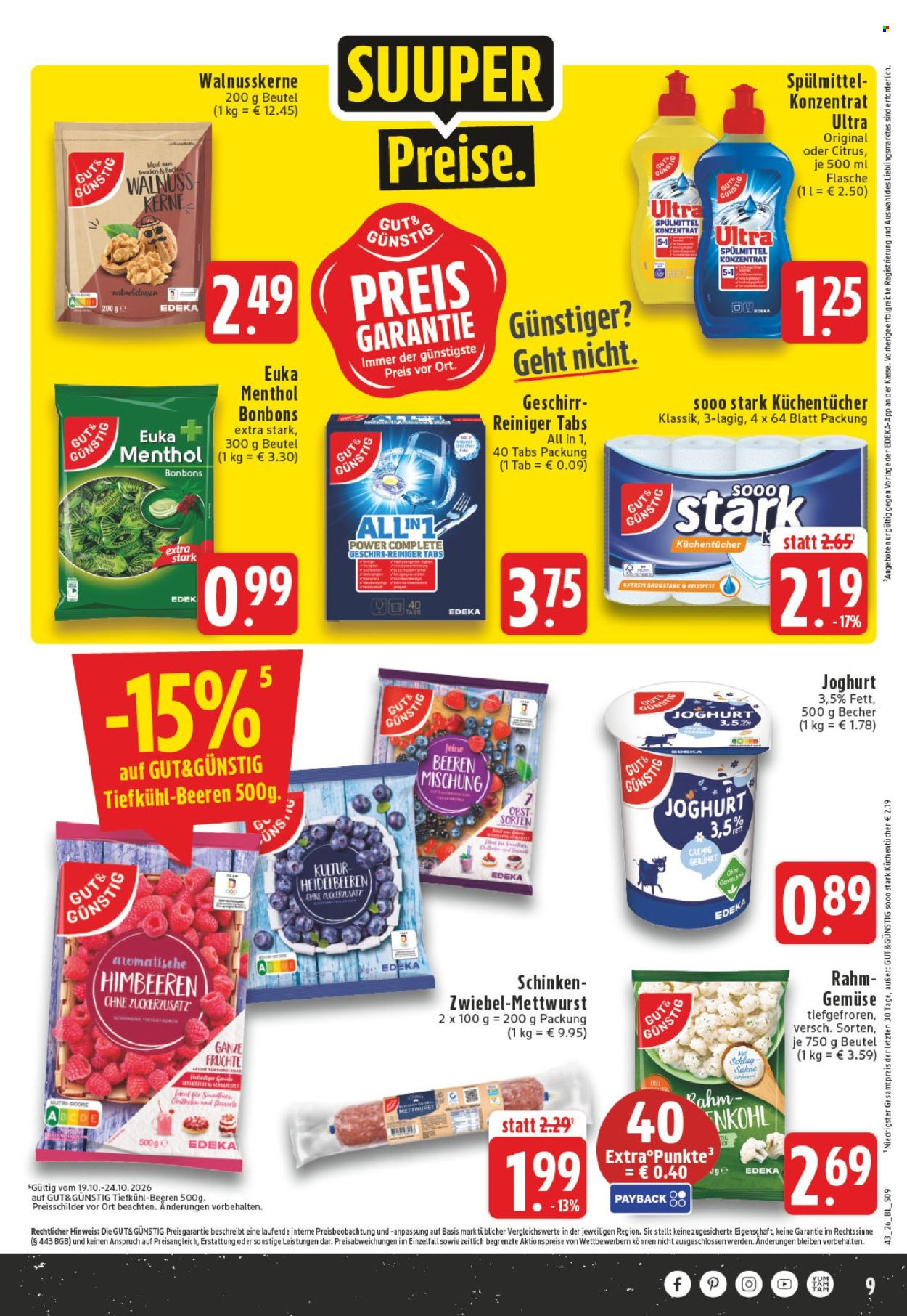 Edeka Prospekte  - 19.10.2026 - 24.10.2026. Seite 9