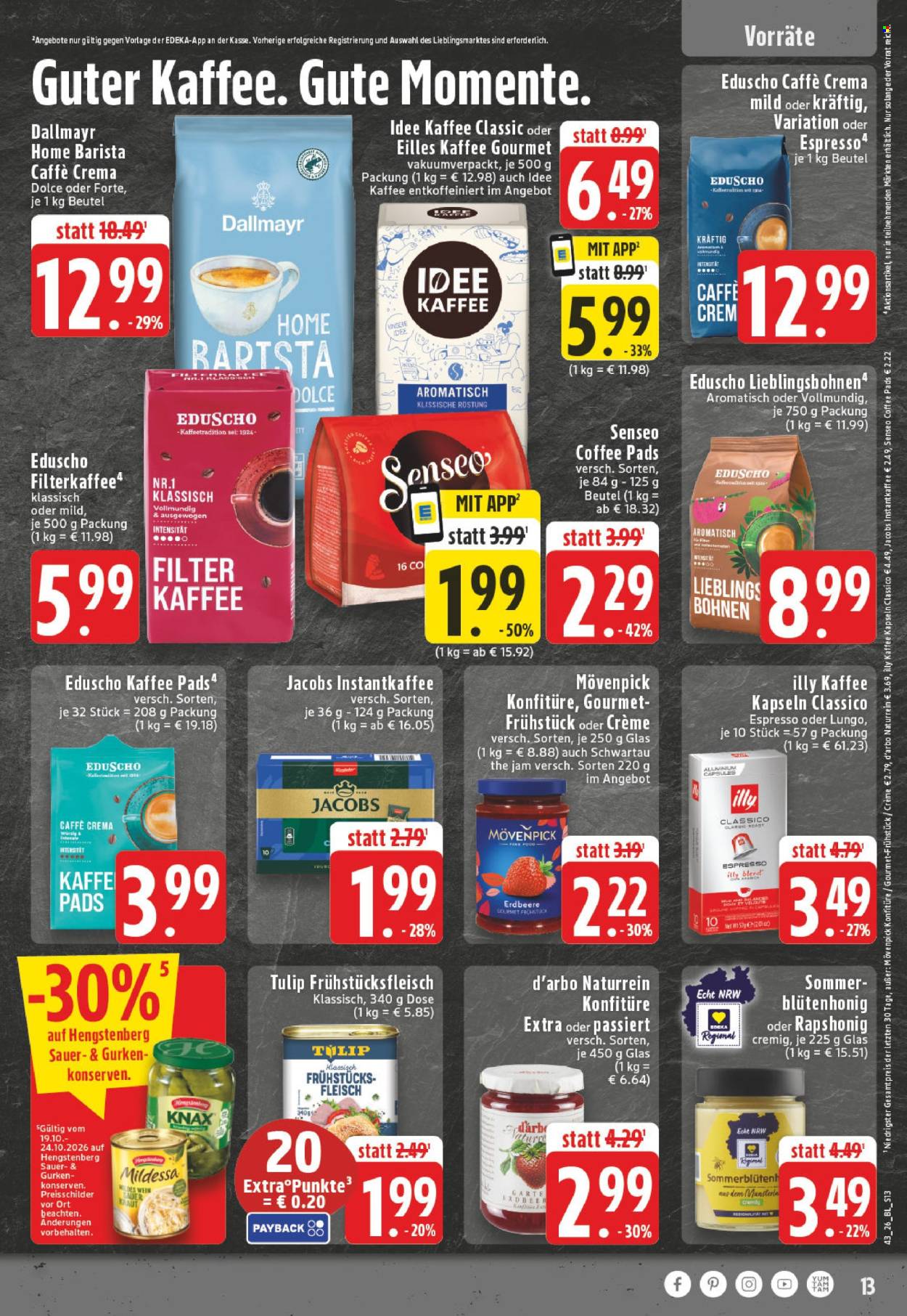 Edeka Prospekte  - 19.10.2026 - 24.10.2026. Seite 13