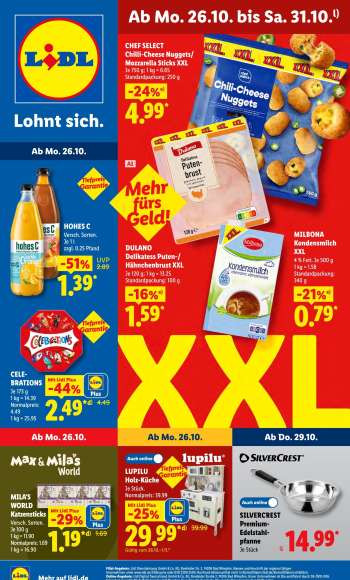Prospekte Lidl - 26.10.2026 - 31.10.2026.