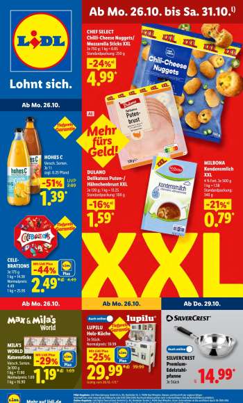 Prospekte Lidl - 26.10.2026 - 31.10.2026.