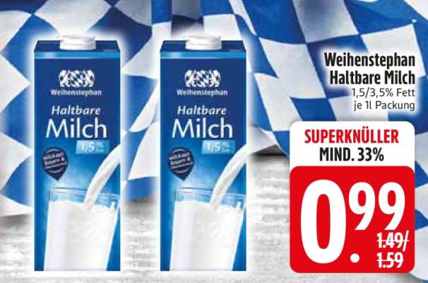 Weihenstephan Haltbare Milch