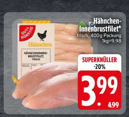 Hähnchen-Innenbrustfilet