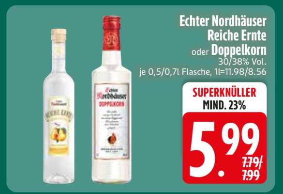 Echter Nordhäuser Reiche Ernte oder Doppelkorn
