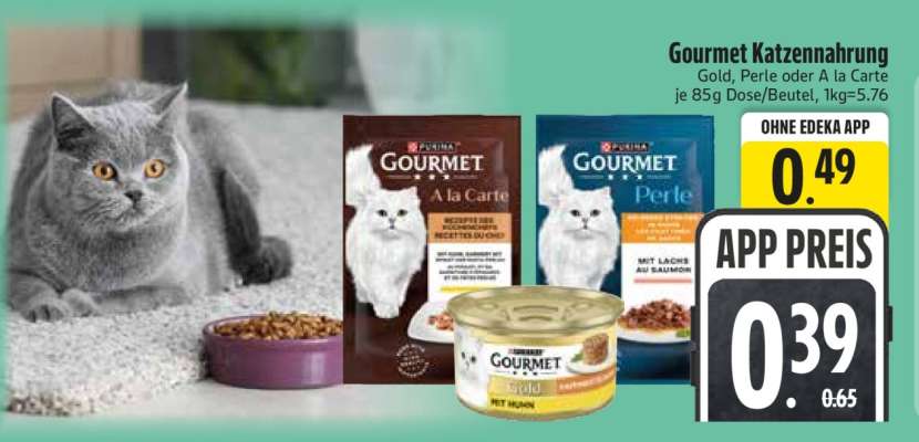 Gourmet Katzennahrung