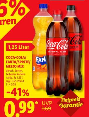Coca-Cola / Fanta / Sprite / Mezzo Mix