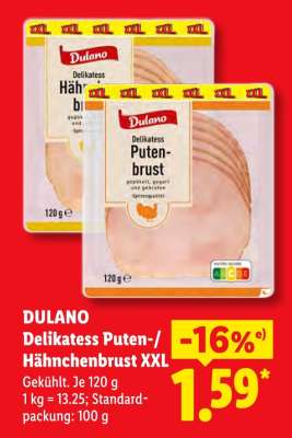 DULANO Delikatess Puten-/Hähnchenbrust XXL